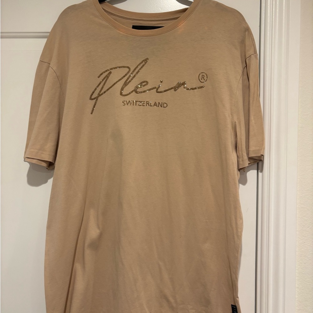 PHILIPP PLEIN Signature Crystal-Embellished T-Shirt size XL